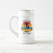 Vaders Dag Golf Sport Papa Aangepaste Retro Bierpul (Links)