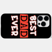 Vaders dag liefde beste papa ooit - Stijlvol eerbe Case-Mate iPhone Case (Achterkant (horizontaal))