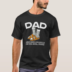 Vaders Dag Pap Kijk Sokken en Sandalen kool Woning T-shirt