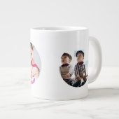 Vaders Dag Pap POEM hou mijn hand vast Extra Grote Beker (Voorkant rechts)