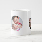 Vaders Dag Pap POEM hou mijn hand vast Extra Grote Beker (Voorkant)