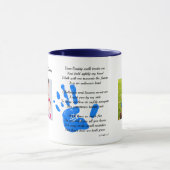 Vaders Dag Pap POEM hou mijn hand vast Mok (Midden)