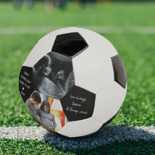 Vaders Dag Papa om 2 Foto gepersonaliseerd te zijn Voetbal