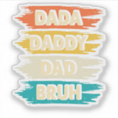 vaders dag sticker (Voorkant)