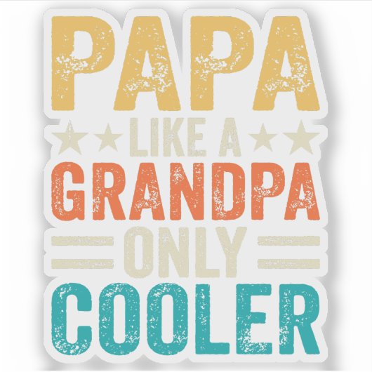 vaders dag sticker (Voorkant)