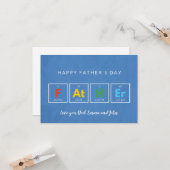 Vaders dagkaarten Cool Grappig Modern Eenvoudig Kaart (Voorkant / Achterkant in situ)