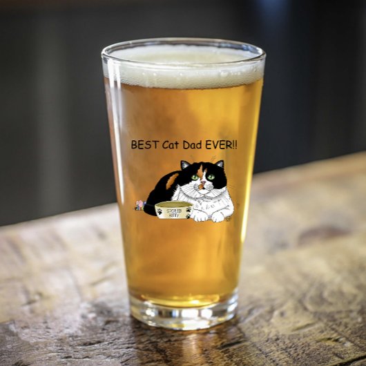 Vaders Dat Calico Cat Glas