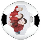 Vader's day, Birthday Modern Custom Photo Voetbal (Gedraaid)