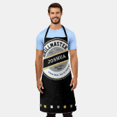 Vaders Day Dad Grill Master Schort op zwart (Gedragen)