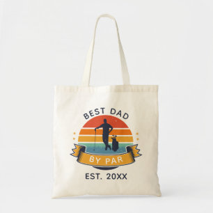 Vaders Day Retro Golfing Dad Custom Tote Bag
