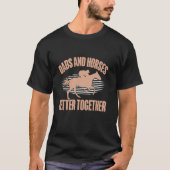 Vaders en paarden beter samen Paard Papa T-shirt (Voorkant)