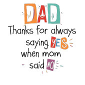 Vaders God zegt papa Sleutelhanger