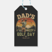 Vader's Golfdag Cadeaulabel (Achterkant)
