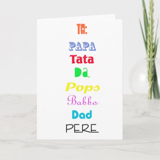 Vaders van de wereld kaart (Voorkant)