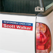 Vaders voor Scott Walker Bumpersticker (Op Truck)