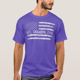 Vaders zeggen beste opa ooit met Amerikaanse vlag T-shirt