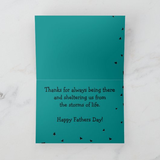 Vaders zijn als een schuilboom ~ Kaart Pap (Binnen)