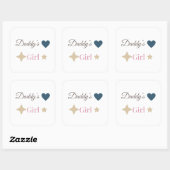 Vaderschap Sticker – Zoete Vader-Dochter Relatie  (Vel)
