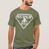 vaderschap, Super Pap naar Superhero, vaderdag T-shirt (Voorkant)