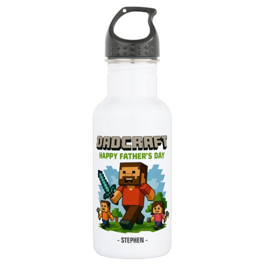 Vaderschapsmodus geactiveerd - Happy Father's Day Waterfles (Voorkant)