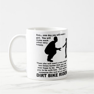 Vadertjes Advies Dirt Bike Motocross Grappige Mok