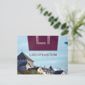 vaduz blauw briefkaart (Staand voorkant)