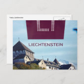 vaduz blauw briefkaart (Voorkant / Achterkant)