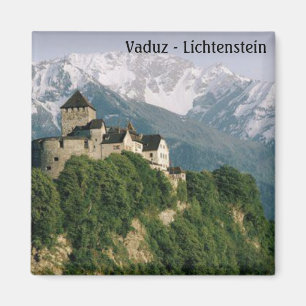 Vaduz Castle - Lichtenstein Magneet