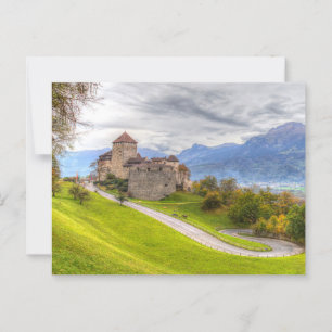 Vaduz Castle Liechtenstein Briefkaart