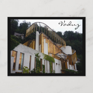 vaduz - kunstcentrum briefkaart