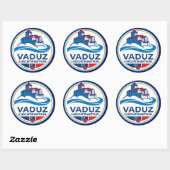 Vaduz Liechtenstein Europe Ronde Sticker (Vel)