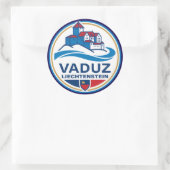 Vaduz Liechtenstein Europe Ronde Sticker (Tas)