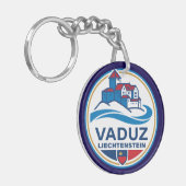 Vaduz Liechtenstein Europe Sleutelhanger (Voorkant Links)