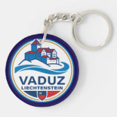 Vaduz Liechtenstein Europe Sleutelhanger (Achterkant)