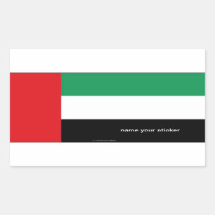 VAE Verenigde Arabische Emiraten vlag sticker