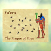 Va'era - De plaag van de vliegen Raamsticker (Vel 3)