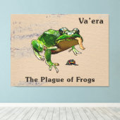 Va'era - Kikkers Canvas Afdruk (Insitu (Houten vloer))