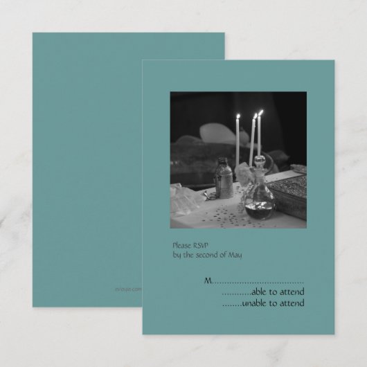 Vaftisi bleu RSVP (Devant / Derrière)