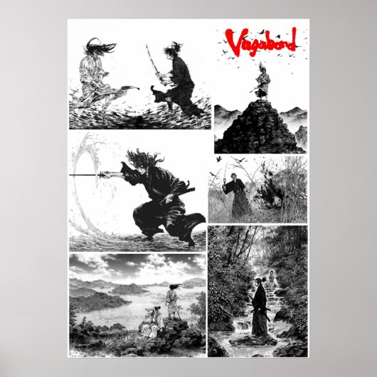 Vagabond Manga Poster (Voorkant)
