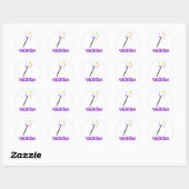 Vagiciër Ronde Sticker (Vel)