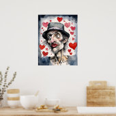 Vagrant Valentijn - Kunstdruk Poster (Keuken)