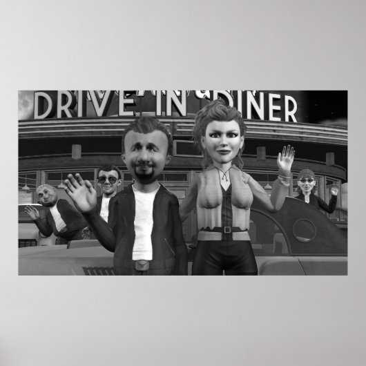 Vague À La Caméra - Grande Poster (Devant)