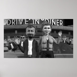 Vague À La Caméra - Petite Affiche