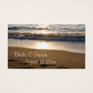 Vague à Sunset Wedding Favor Tags