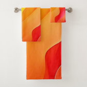 Vague Abstraite vibrante de conception de chaleur (En situation)