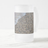 Vague Ashore Peinture Frosted Mug (Devant droit)