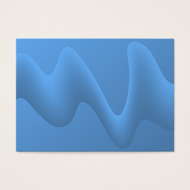 Vague Bleue Conception d'image Abstraite. (Devant)