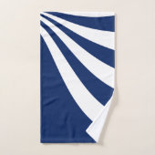 Vague bleue et blanche (Serviette à main)