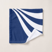 Vague bleue et blanche (Gant de toilette)