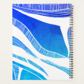 Vague bleue et blanche (Dos)